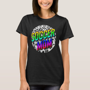 T-shirt Mère Soccer Maman Sports Parent Support Soccer Pla