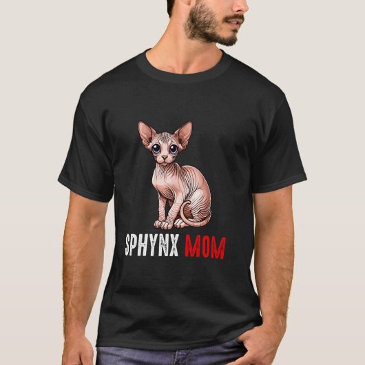 T-shirt Mère Sphynx, chat Sphynx drôle (Devant)