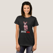 T-shirt Mère Sphynx, chat Sphynx drôle (Devant entier)