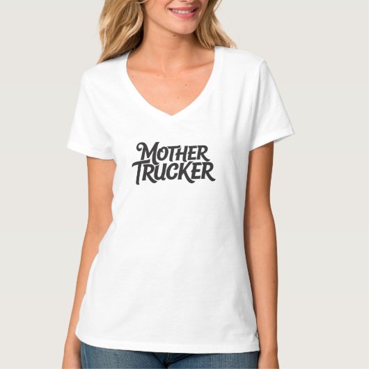 T-shirt Mère Trucker (Devant)
