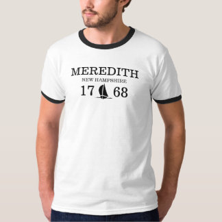 T-shirt Meredith New Hampshire 1768 voile Custom