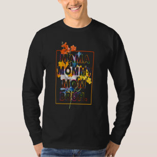 T-shirt Mère's Day cite maman maman maman maman maman Bruh