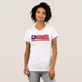 T-shirt 'Merica - conception de drapeau des Etats-Unis de (Devant entier)
