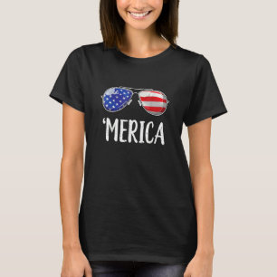 T-shirt Merica Lunettes de soleil 4 juillet Merica Sunglas