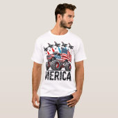 T-shirt Merica Monster Truck (Devant entier)
