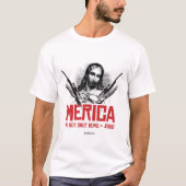 T-shirt 'Merica - Nous avons des armes à feu et Jésus (Devant)