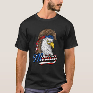 T-shirt Merica Patriot Patriotique Usa Eagle De Liberté 4e