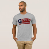 T-shirt MERICA - Texte de Customizeable de forme de (Devant entier)
