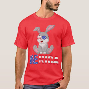 T-shirt Merica USA Flag Chihuahua Dog Sunglass Patriotic 4