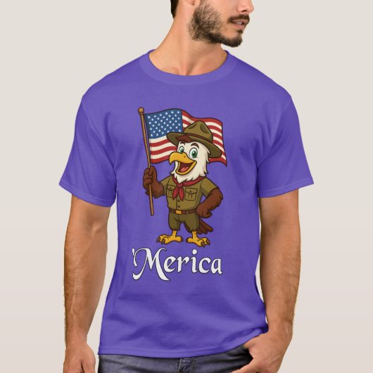 T-shirt 'Merican Eagle Scout (Devant)