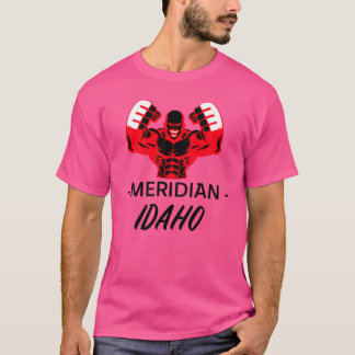 T-shirt MERIDIAN IDAHO MMA FIGHTER Oversized