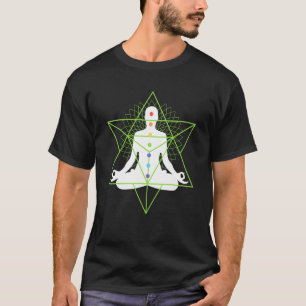 T-shirt Merkaba Activation Chakra Alignement Chakra Balanc