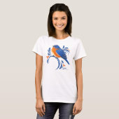T-shirt Merle bleu (Devant entier)