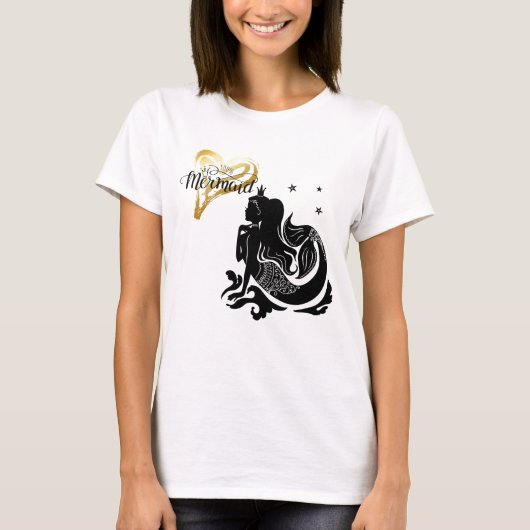 T-shirt Mermaid 100 Pour Cent (Devant)
