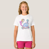 T-shirt Mermaid 4e anniversaire (Devant entier)