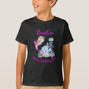 T-shirt Mermaid 4e anniversaire Modifier Modifier Nom Text