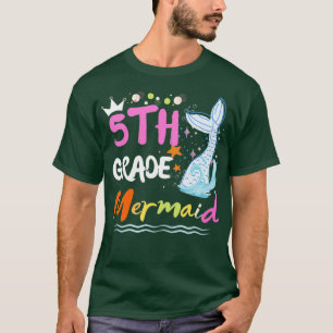 T-shirt Mermaid 5th Grade Girls Squad