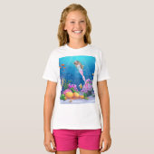 T-shirt Mermaid célèbre (Devant entier)