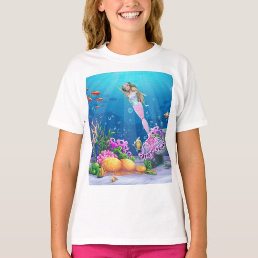 T-shirt Mermaid célèbre (Devant)