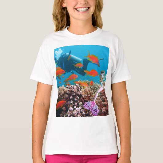 T-shirt Mermaid célèbre (Devant)