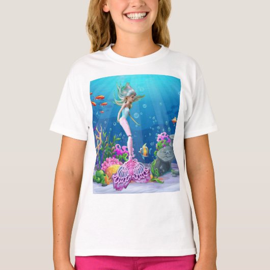 T-shirt Mermaid célèbre (Devant)