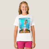 T-shirt Mermaid célèbre (Devant entier)