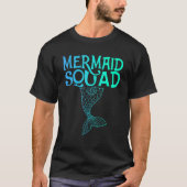 T-shirt Mermaid fête d'anniversaire favorise les traînées  (Devant)