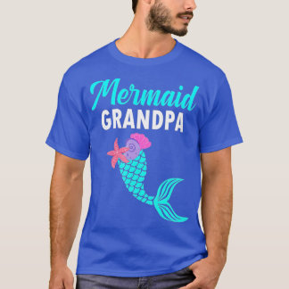 T-shirt Mermaid Grand-père Famille Correspondante Sirène A