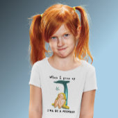 T-shirt MERMAID HIGH TAIL "NOM VOTRE PLAGE"