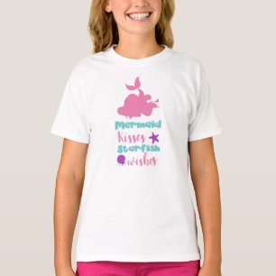 T-shirt Mermaid Kisses Starfish Wings, Mermaid Tail