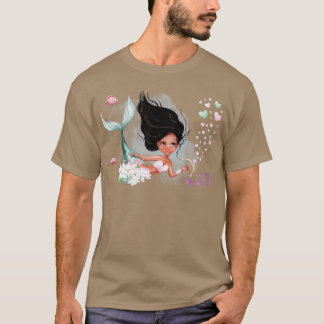 T-shirt Mermaid Mermaid Valentine Je pense que youx27re me