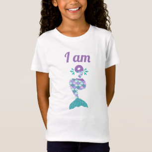 T-Shirt Mermaid Neuvième anniversaire