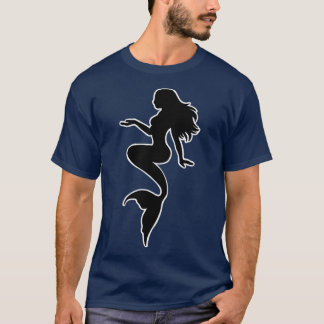 T-shirt Mermaid Noir