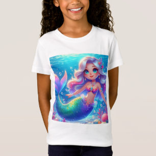 T-Shirt Mermaid, princesse sous-marine magique