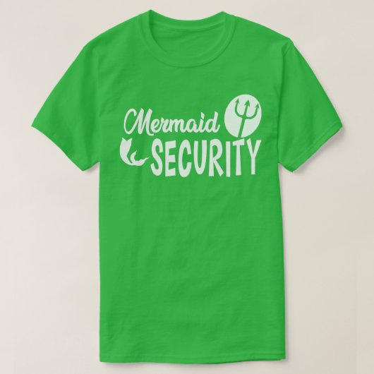 T-shirt Mermaid Security 52 (Design devant)