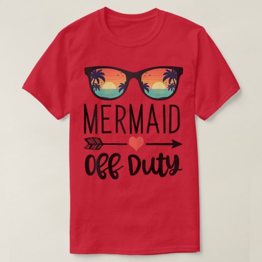 T-shirt Mermaid Sunglass - Mermaid Off Duty 562 (Design devant)