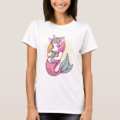 T-shirt Mermaid Unicorn (Devant)