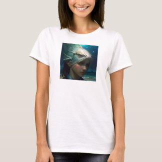 T-shirt 'Mermaid Warrior' par Juan Cabana 2024 NOUVEAU