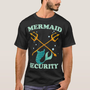 T-shirt Merman Mermaid Sécurité Vêtements Plage Amateurs
