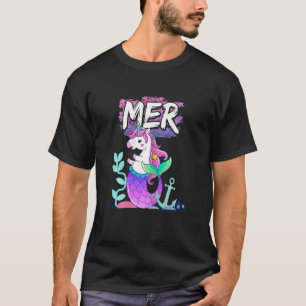 T-shirt Mermicorn Unicorn Mermaid MER mythique