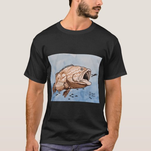 T-shirt Méroche géante gobe (Devant)