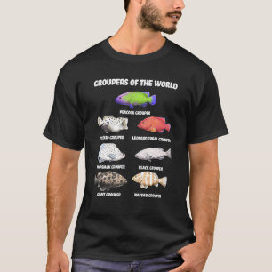 T-shirt Mérous du monde éducatif poisson pêcheur F