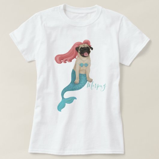 T-shirt Merpug (Design devant)