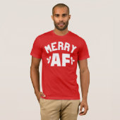 T-SHIRT MERRY AF (Devant entier)