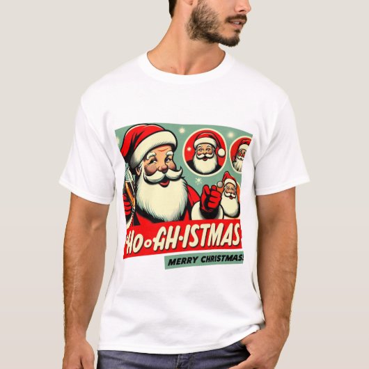 T-shirt Merry and Bright Christmas (Devant)