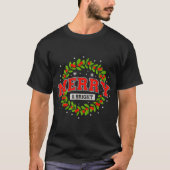T-shirt Merry And Christmas Bright Moody And Uptight Match (Devant)