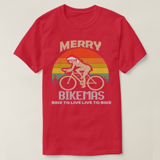 T-shirt Merry Bikemas (Design devant)