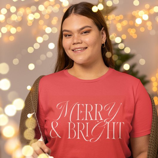 T-shirt Merry & Bright Classic