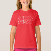 T-shirt Merry & Bright Stars (Devant)