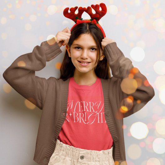 T-shirt Merry & Bright Stars